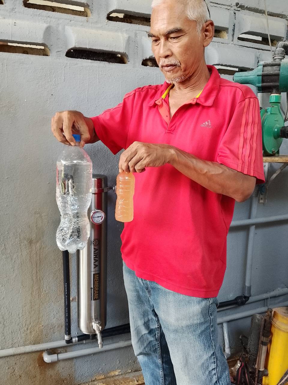 Pemasangan AIHAA luar rumah — pelanggan 11