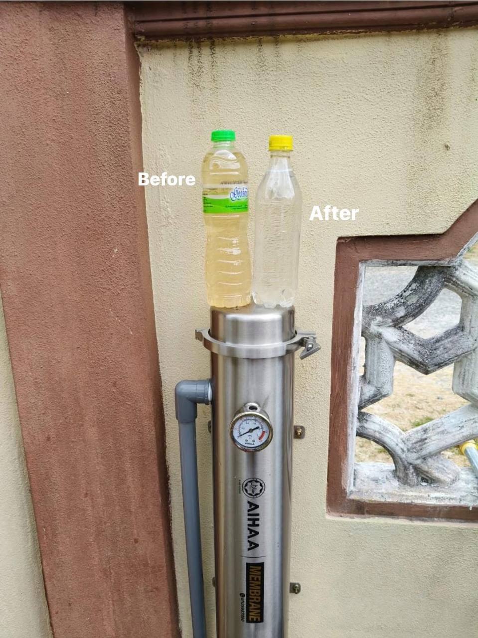 Pemasangan AIHAA luar rumah — pelanggan 7