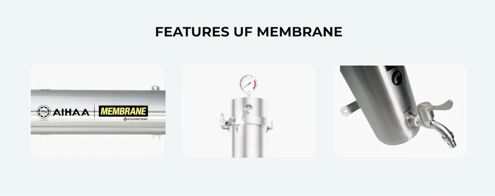 UF DOUBLE BACKWASH — Features Detail